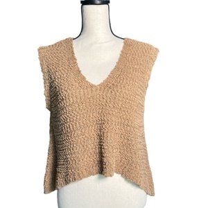 Hi Low tan sweater vest‌‌‌‌‌‌‌‌‌‌‌‌‌‌‌‌‌‌‌‌‌‌‌‌‌‌‌‌‌‌‌‌